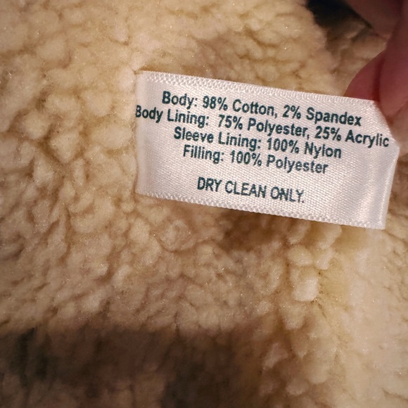 Criquet brand flannel shirt jacket in a blue plaid pattern with fleece lining L - Picture 6 of 7